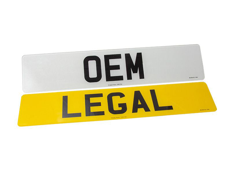 Printed Car Number Plates